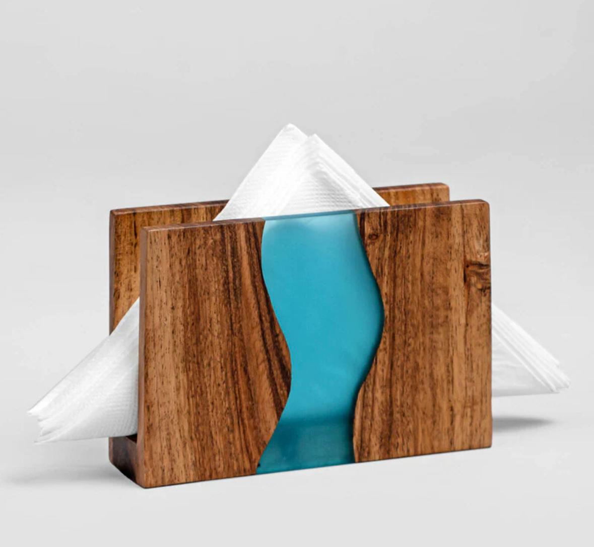 Wooden Resin Tissue Box